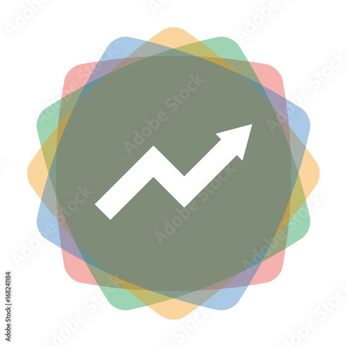 App Icon farbig Aktie steigend