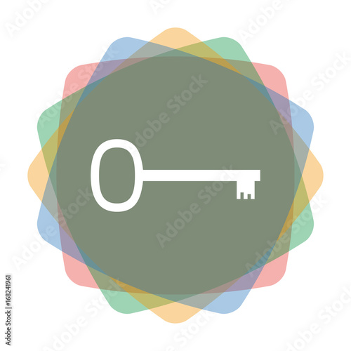 App Icon farbig Schlüssel retro