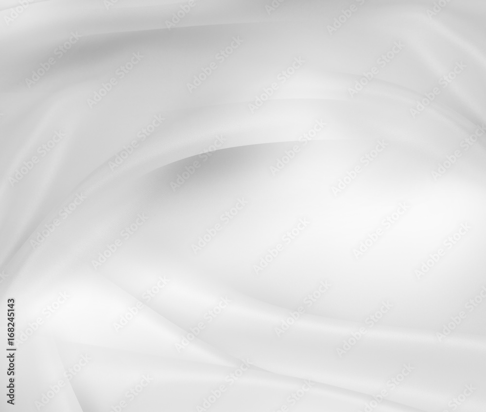 Fototapeta premium White silk fabric