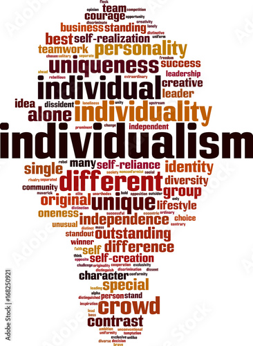 Individualism word cloud