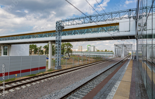 Railway in the city limits for high-speed passenger transport 