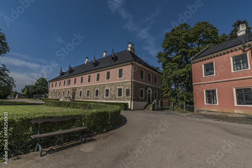 Castle in north Bohemia in sunny day