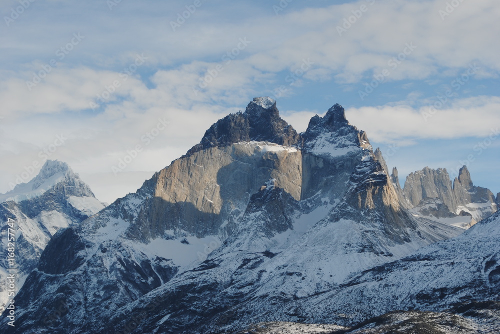Obraz premium The Paine Horns in Paine (2.600 masl)
