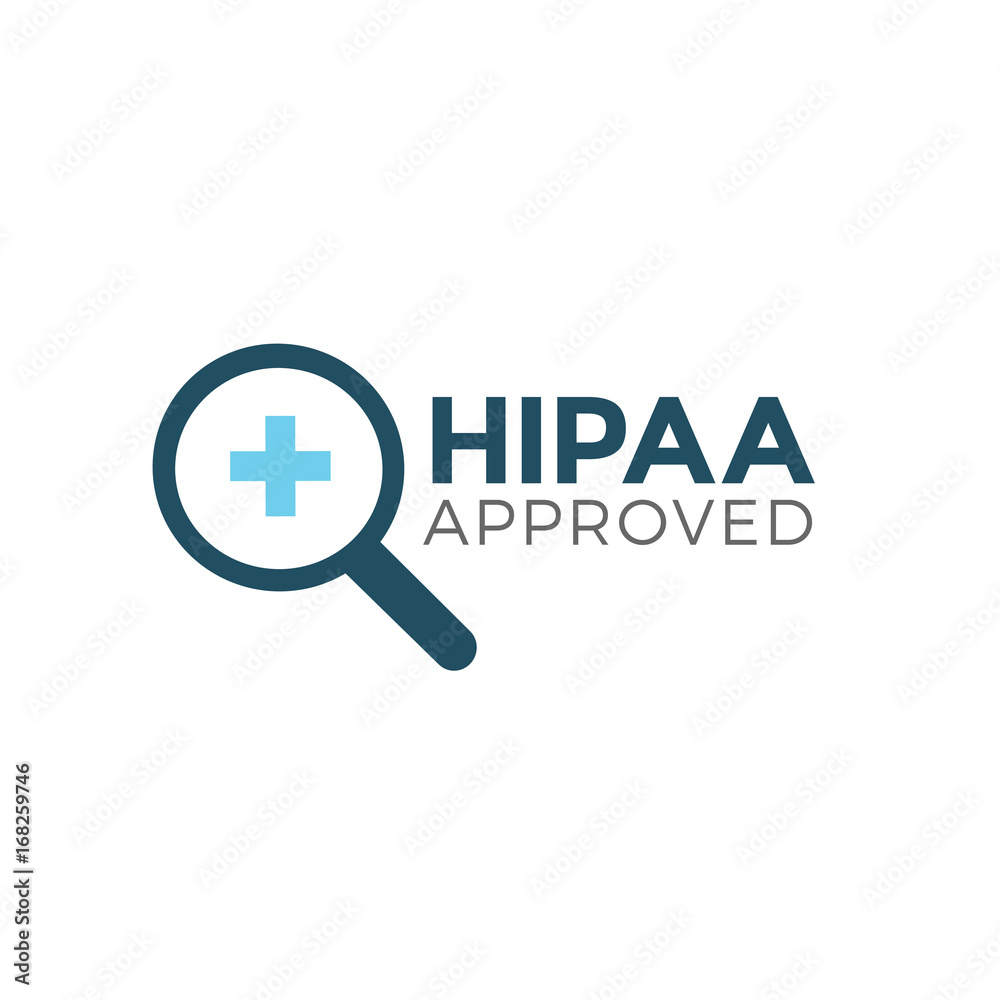 HIPAA Approved Approval or Compliance Icon Graphic HIPAA Approved Approval or Compliance Icon Graphic