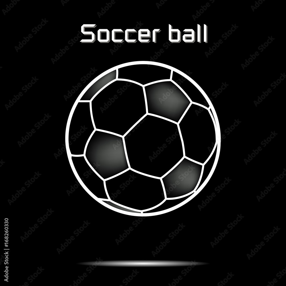 Obraz premium Soccer ball icon