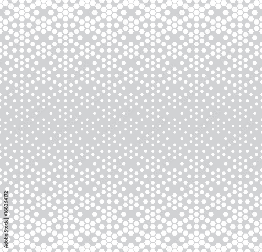 hexagon halftone gradient geometric deco pattern background