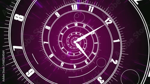 Infinity Time Spiral. Business time concept.