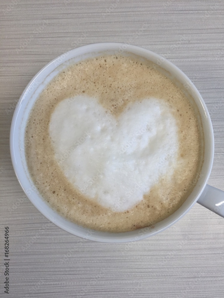 Heart Shaped Cappuccino Heart Shaped Cappuccino