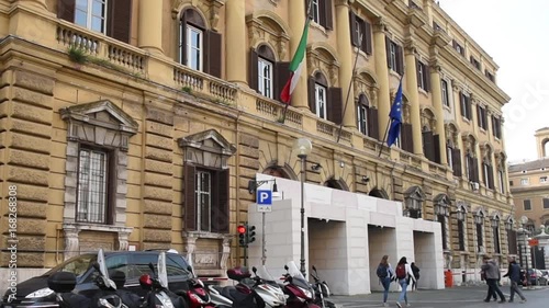 ROME - ITALY - March 2017 -  Ministry of Finance - Panning