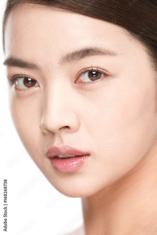 The young woman makeup portrait The young woman makeup portrait