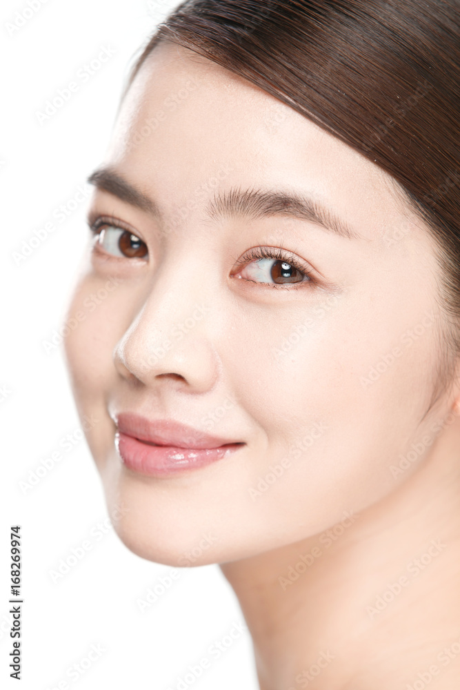 The young woman makeup portrait The young woman makeup portrait
