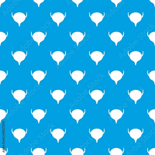 Bladder pattern seamless blue
