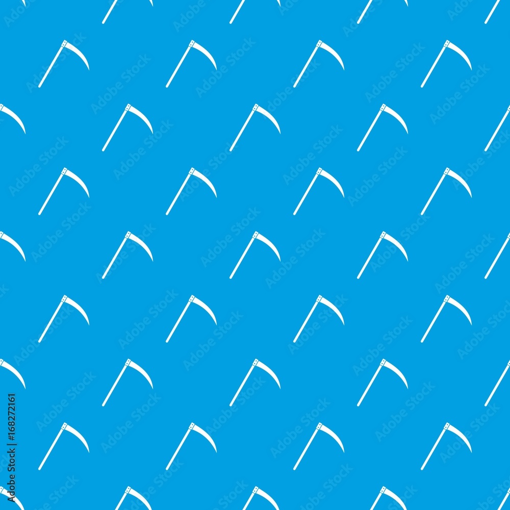 Scythe pattern seamless blue Scythe pattern seamless blue