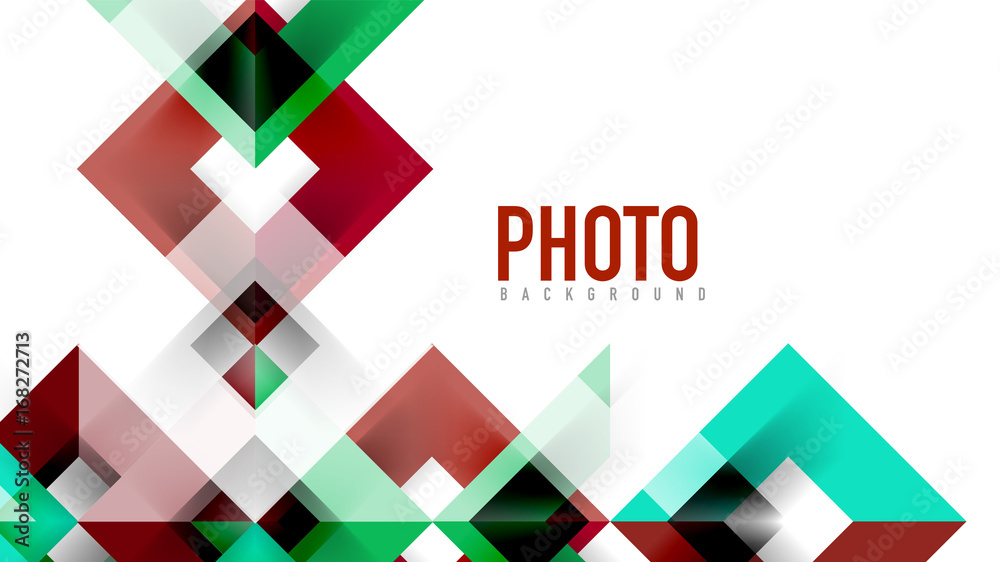 Business presentation geometric template Business presentation geometric template