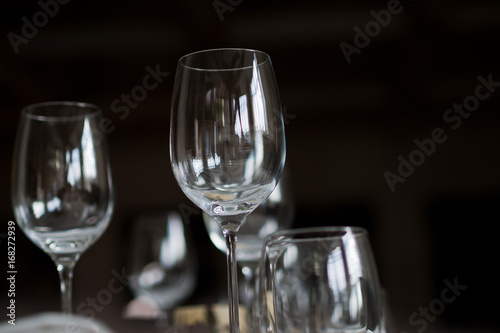 Champagne glass / wine glass / table decoration
