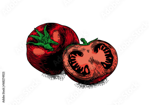 Two tomatoes