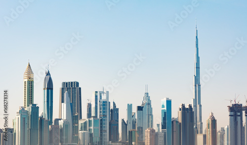 Futuristic Dubai Skyline