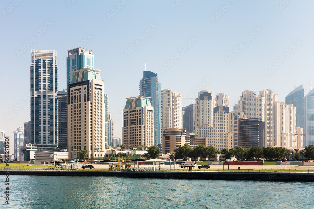 Skyscrapers In Dubai Marina