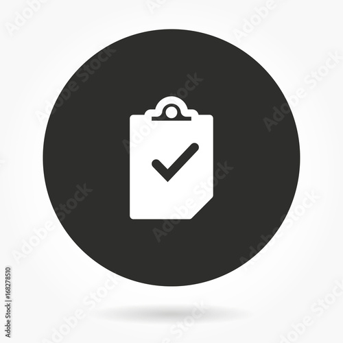 Clipboard - vector icon.