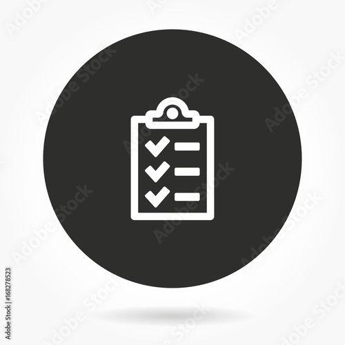 Checklist - vector icon.