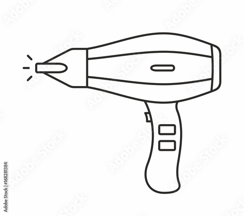 Hair dryer icon
