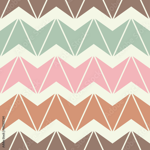 Seamless background with abstract geometric pattern. Textile rapport. © lazininamarina