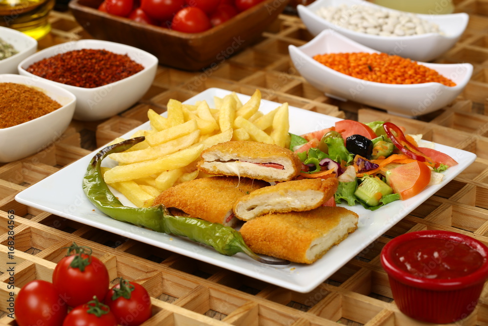 Chicken schnitzel Chicken schnitzel