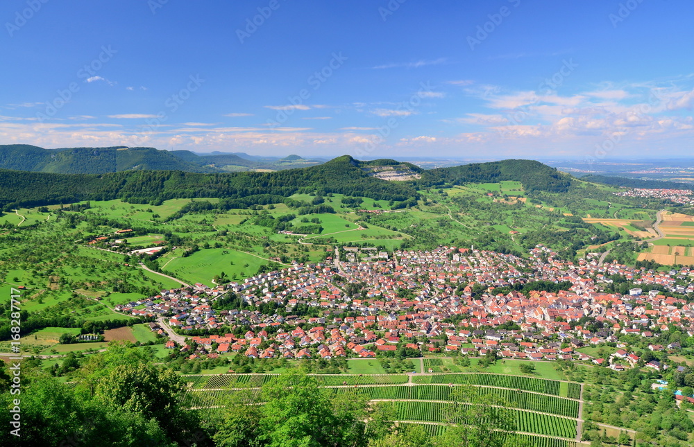Fototapeta premium Neuffen schwäbische alb