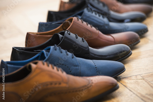 Men shoes collection - different models and colors
