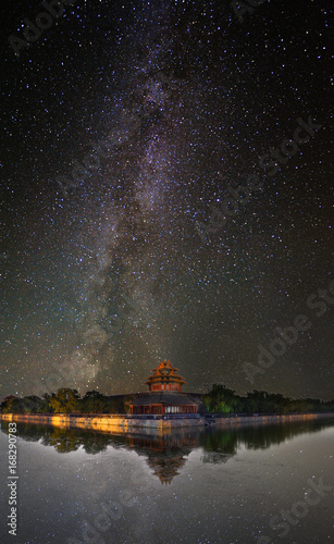 Forbidden city at night,Beijing,China.