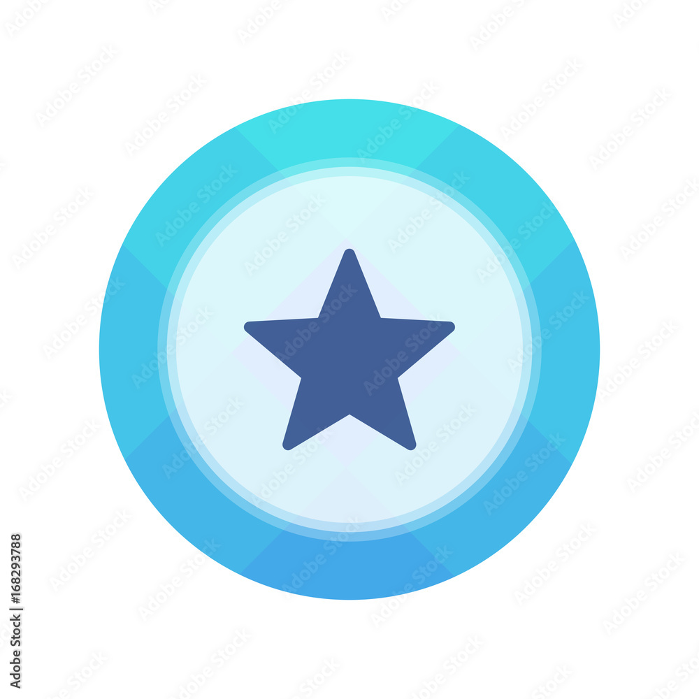 Paper Flat Cirlce Button