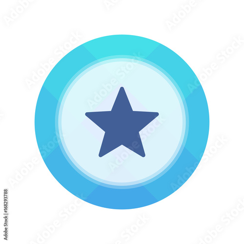 Paper Flat Cirlce Button