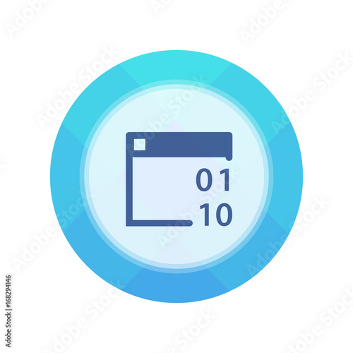 Paper Flat Cirlce Button