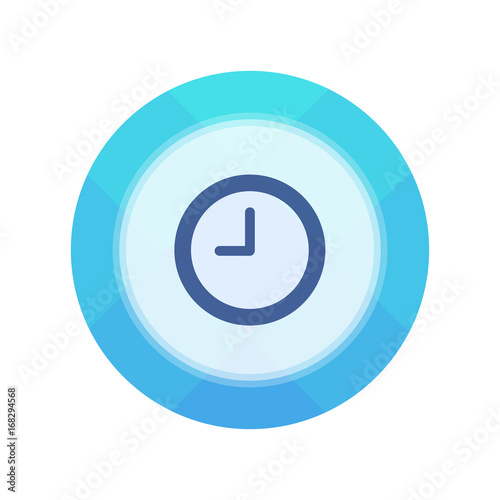 Paper Flat Cirlce Button