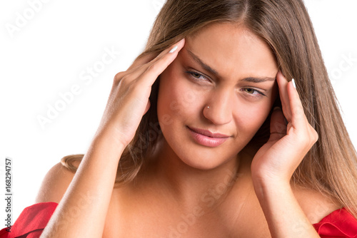 Wallpaper Mural Young woman sick Torontodigital.ca