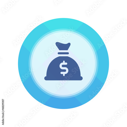 Paper Flat Cirlce Button