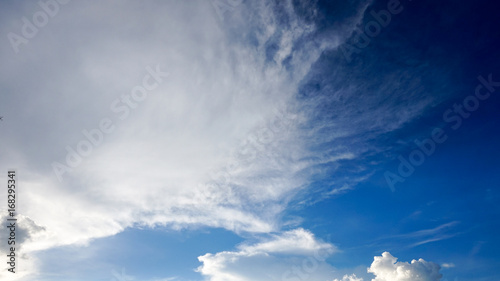 Fototapeta Naklejka Na Ścianę i Meble -  The clouds sky nature background.