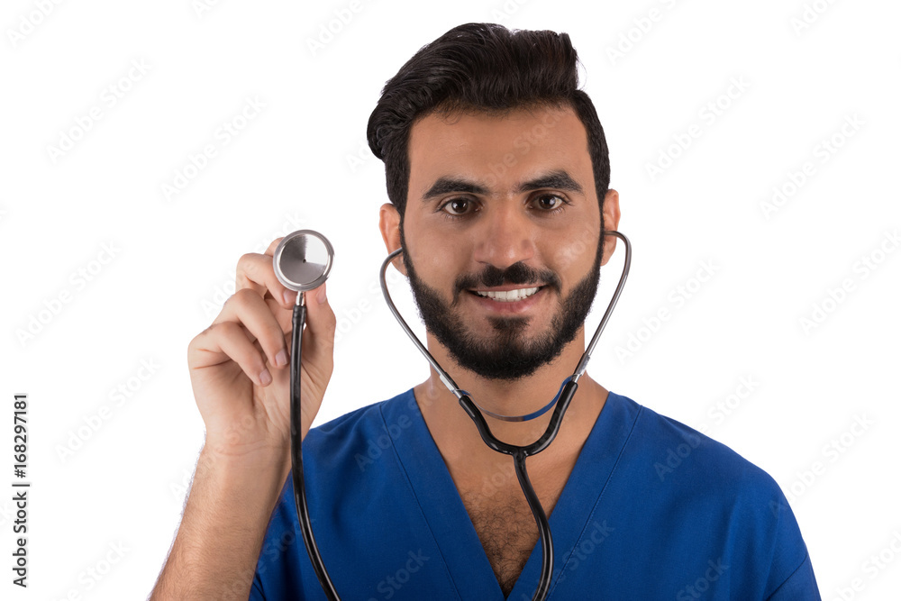 Smiling doctor