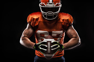 American football sportsman player