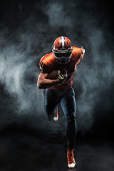 American football sportsman player