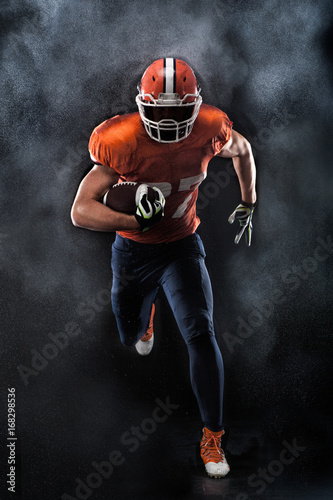 American football sportsman player