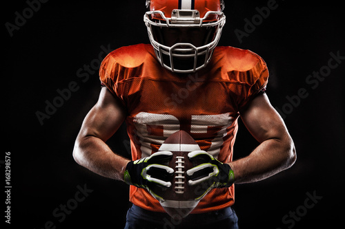 American football sportsman player