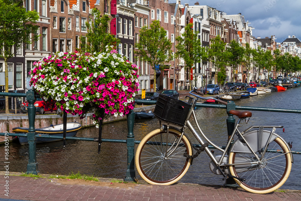 One fine day in romantic Amsterdam, Netherlands