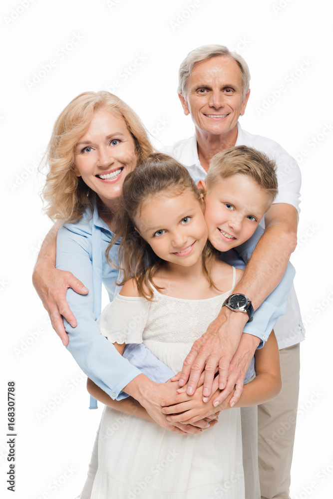grandparents with grandchildren hugging grandparents with grandchildren hugging