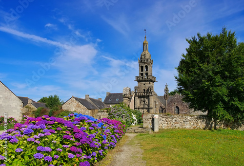 Plomodiern Sainte-Marie du Menez Hom in der Bretagne, Frankreich - Plomodiern Sainte-Marie du Menez Hom in Brittany photo