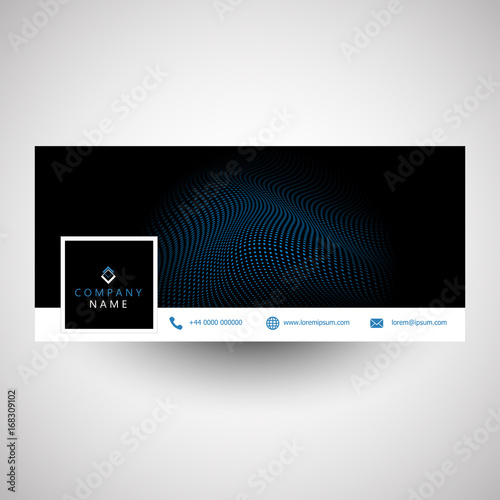 Modern social media cover design