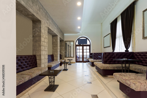 Hotel lounge interior