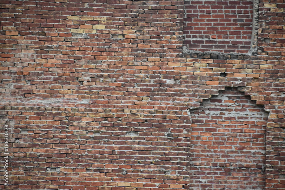 Naklejka premium Brick wall