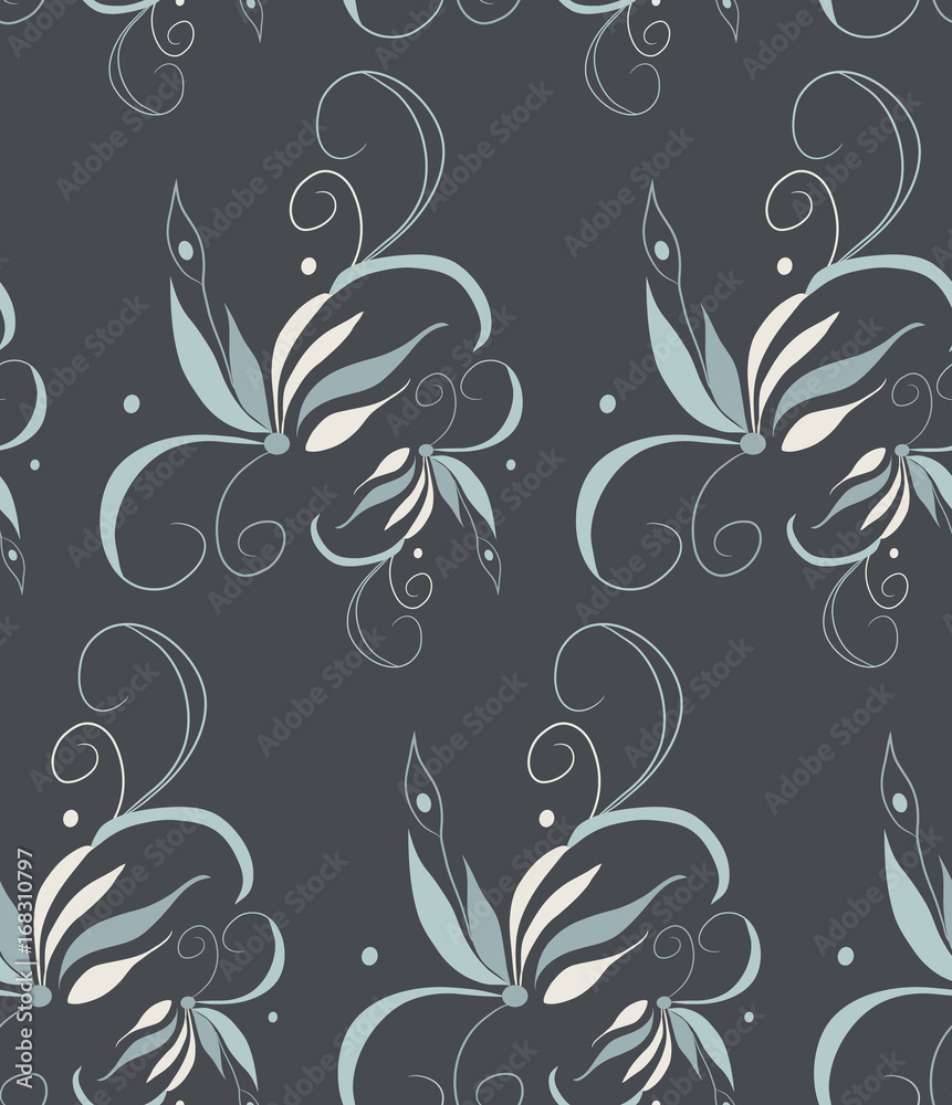 Abstract seamless floral pattern Abstract seamless floral pattern