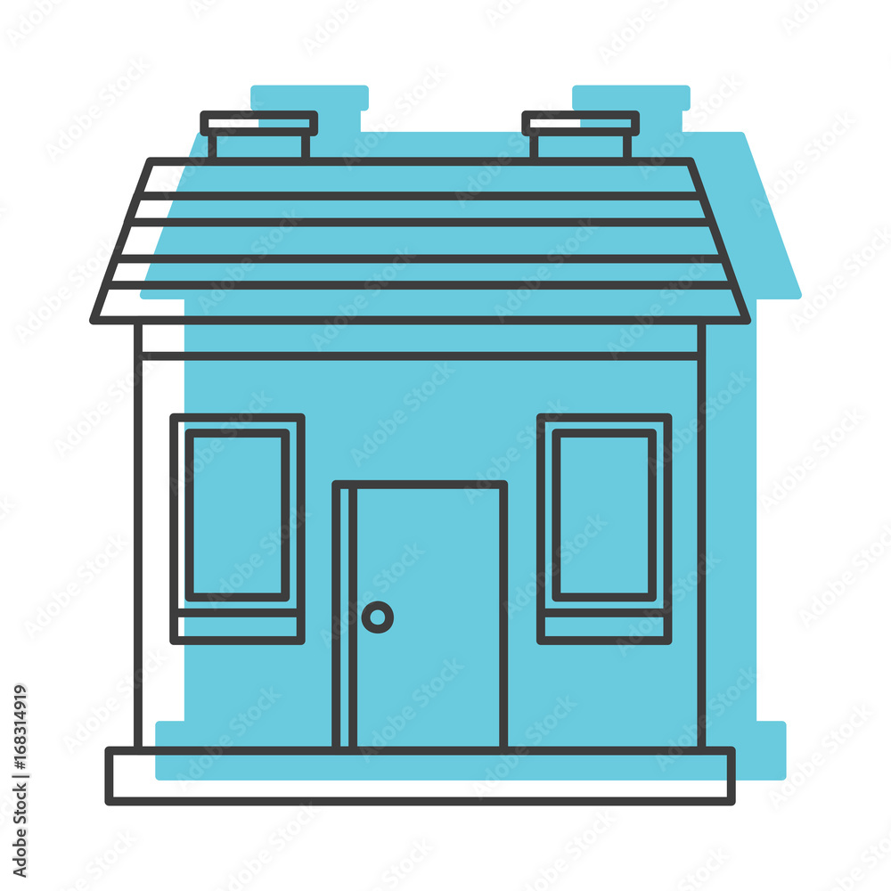 Old house doodle icon vector illustration for design and web isolated Old house doodle icon vector illustration for design and web isolated